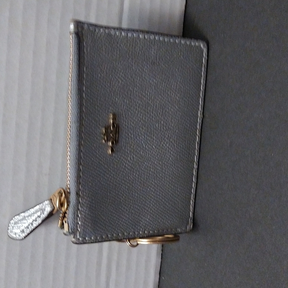 VGUC. Coach silver card holder / keychain. - Picture 1 of 7